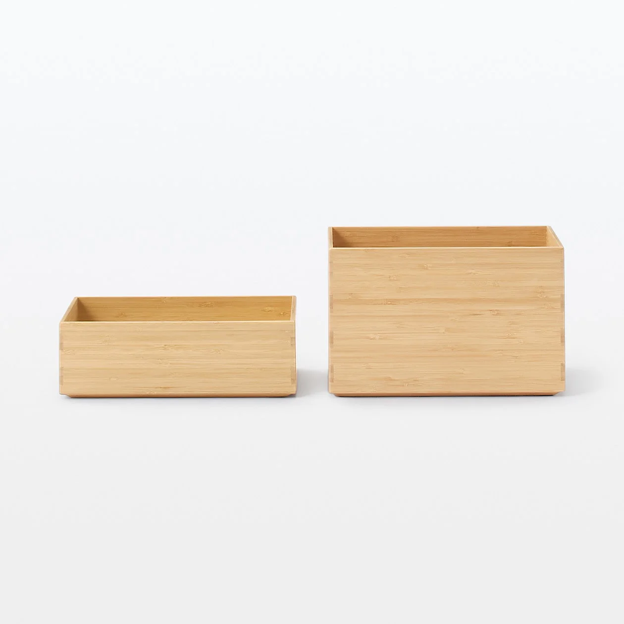 Stackable Rectangular Bamboo Box - 1/2 Small - Image 9