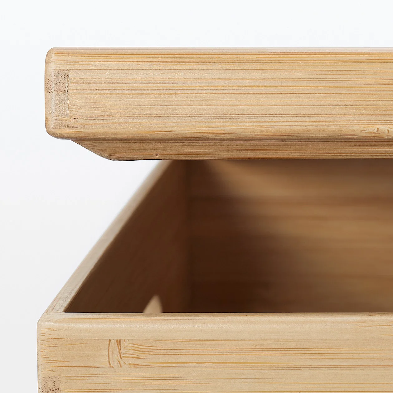Stackable Rectangular Bamboo Box Lid - 1/2 - Image 6