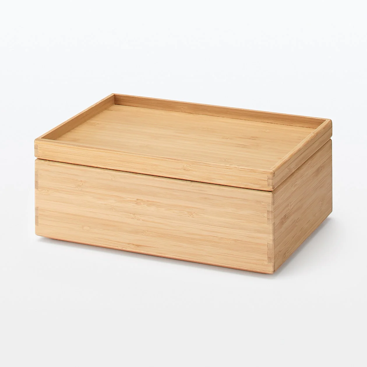 Stackable Rectangular Bamboo Box Lid - 1/2 - Image 7