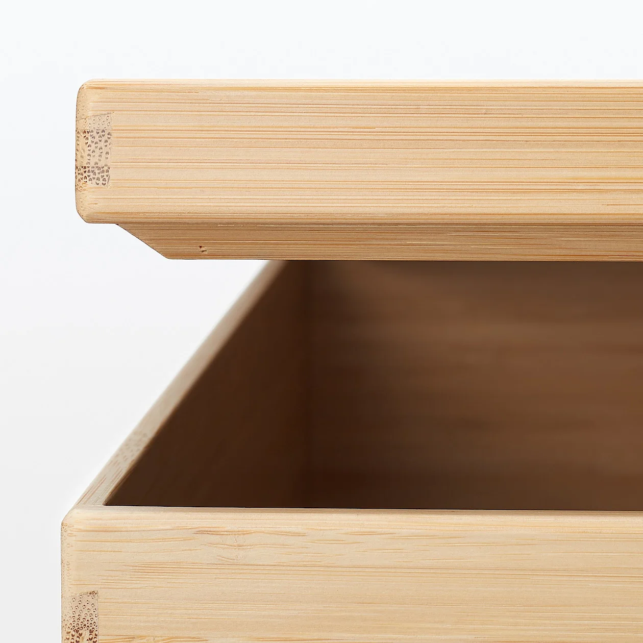 Stackable Rectangular Bamboo Box Lid - Image 6