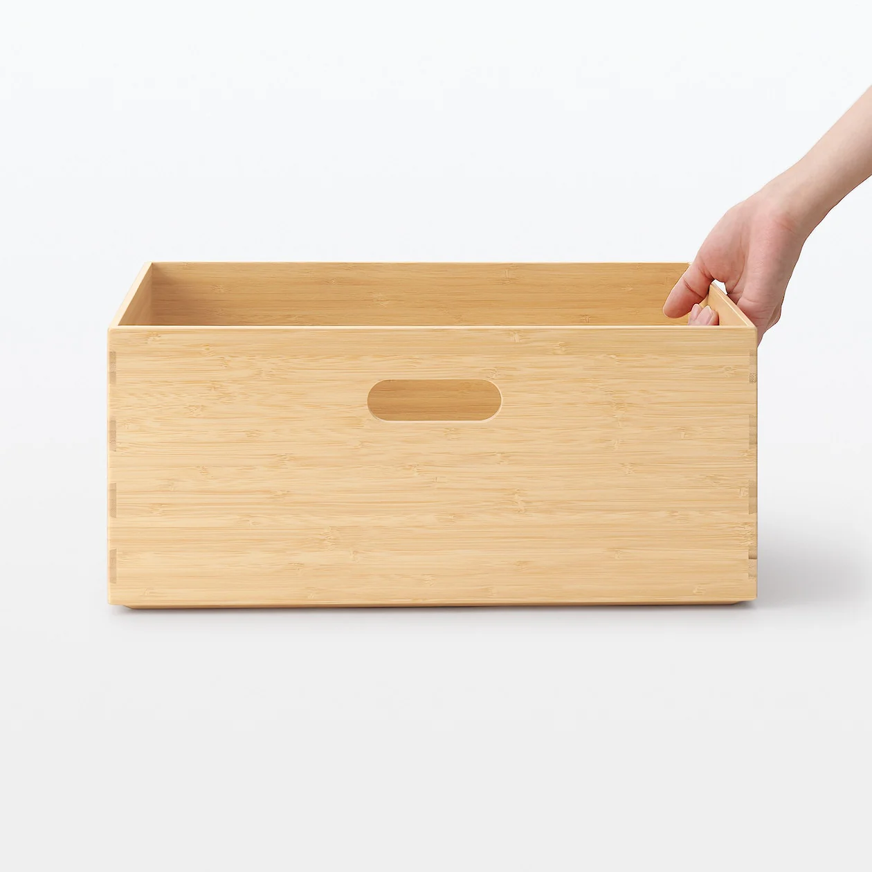 Stackable Rectangular Bamboo Box - Medium - Image 10