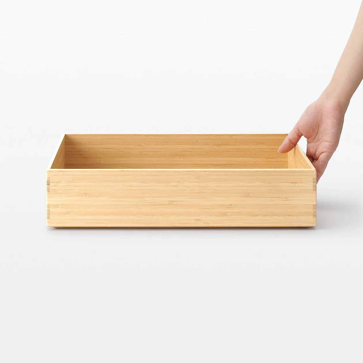 Stackable Rectangular Bamboo Box - Small - Image 10