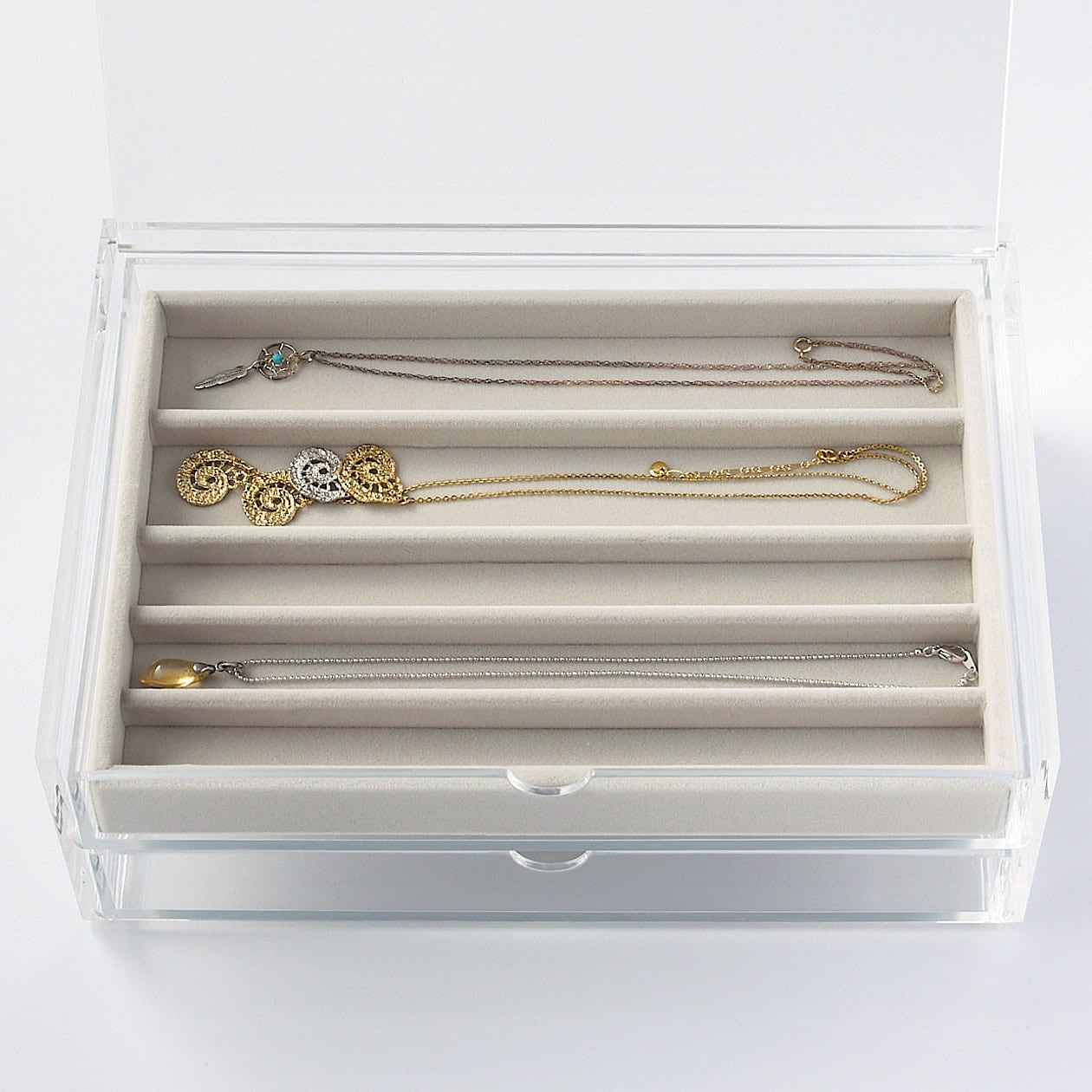 Stackable Velour Case - Lined