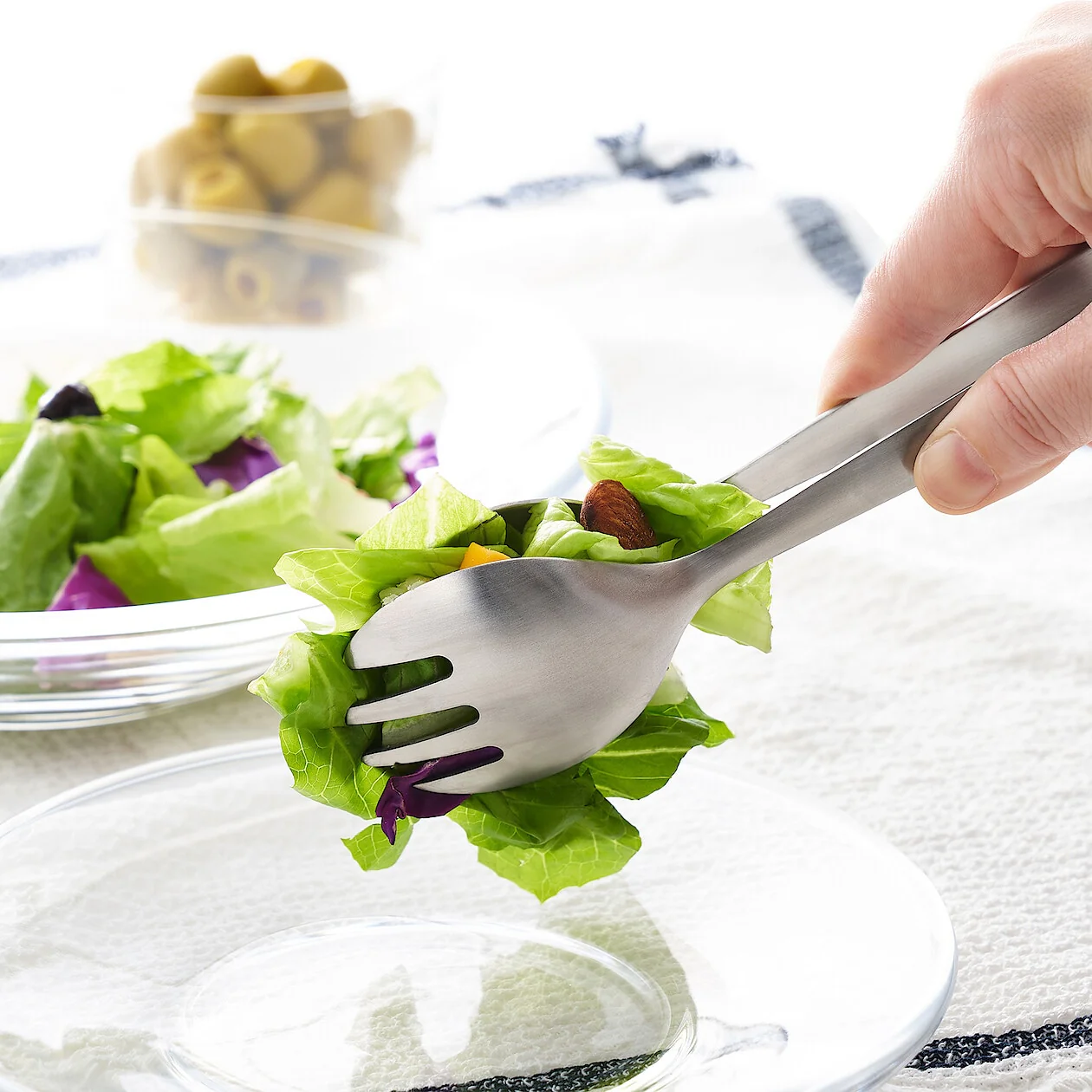 Stainless Steel Salad Tongs - Image 7