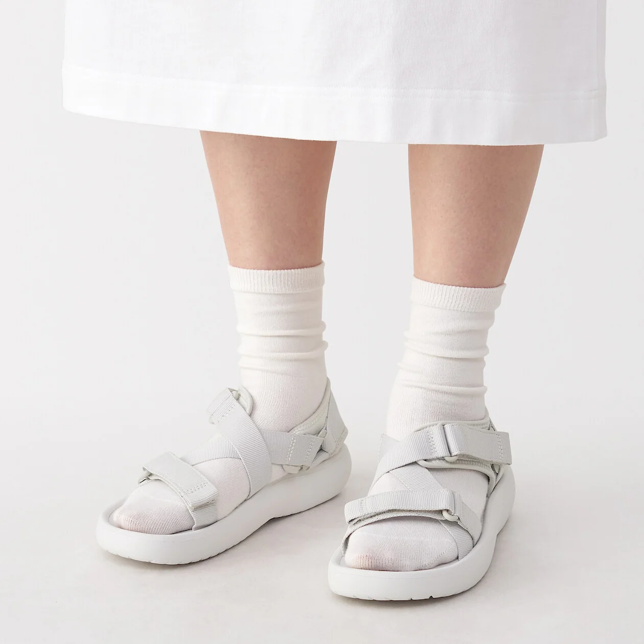 Tape Belt Velcro Sandals