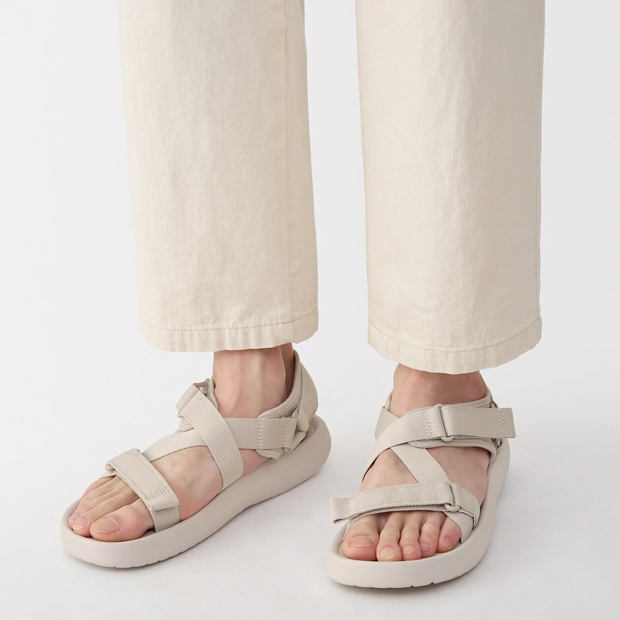 Tape Belt Velcro Sandals - Image 30