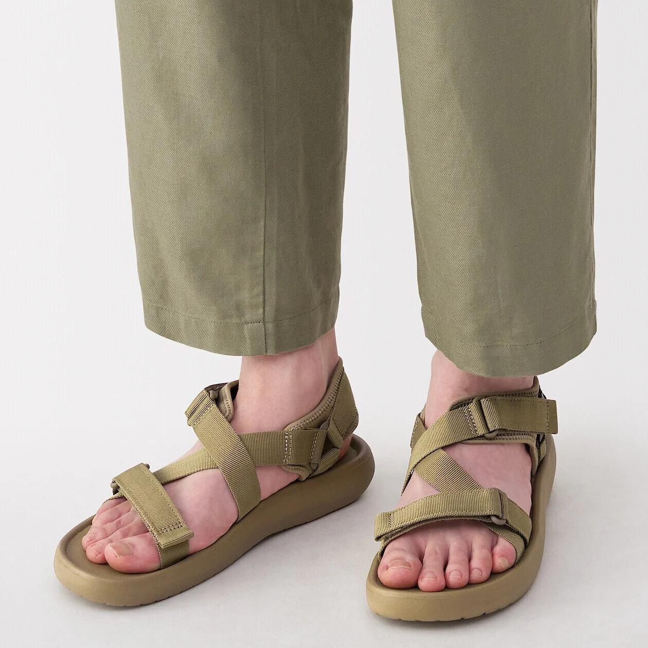Tape Belt Velcro Sandals - Image 39