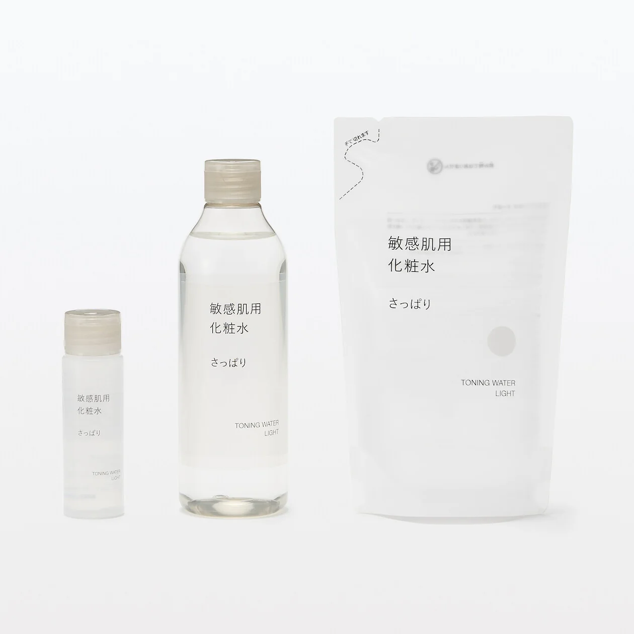 Sensitive Skin Toning Water Refill - Light (270ml) - Image 4