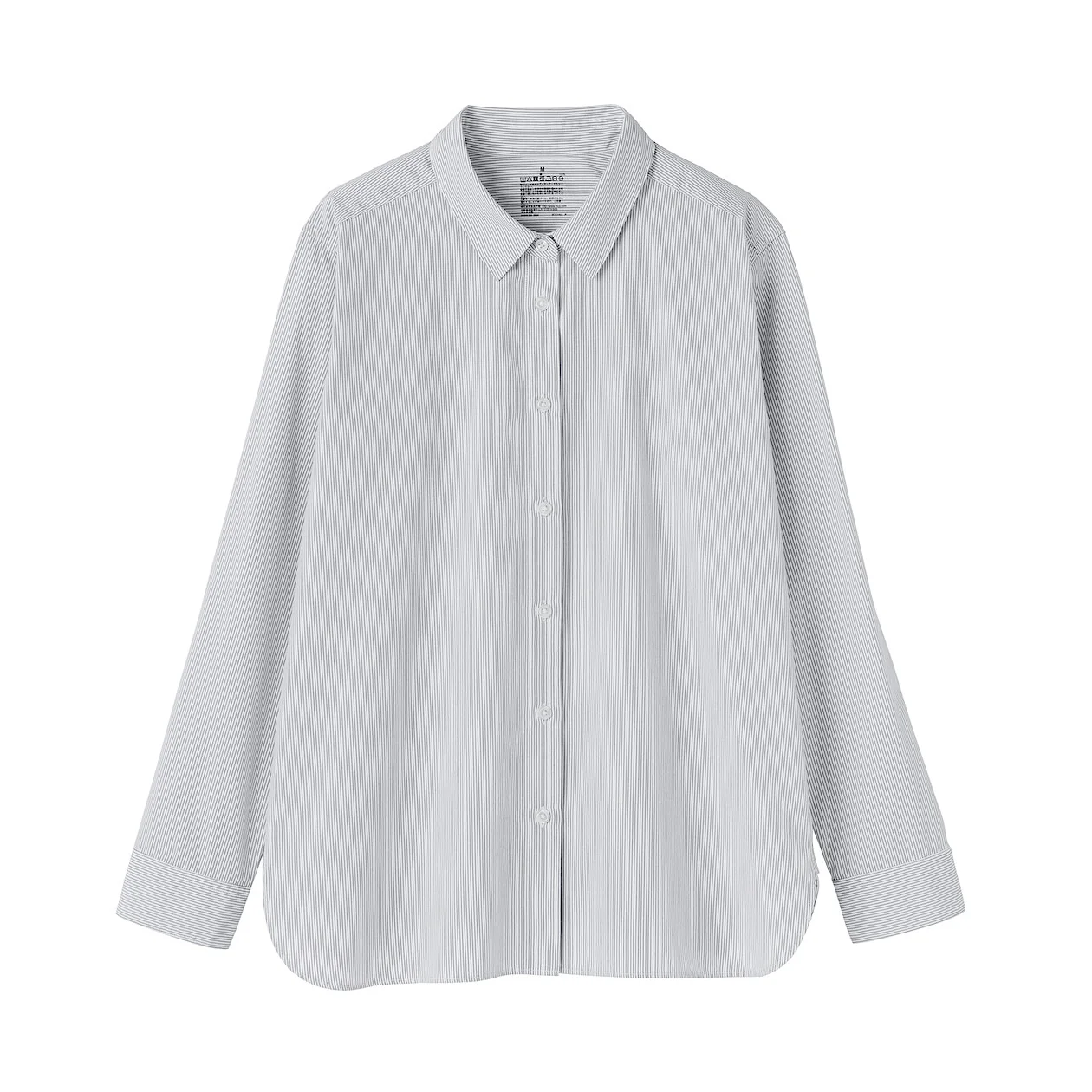 Washed Broadcloth 100% Cotton Long Sleeve Shirt - Image 7