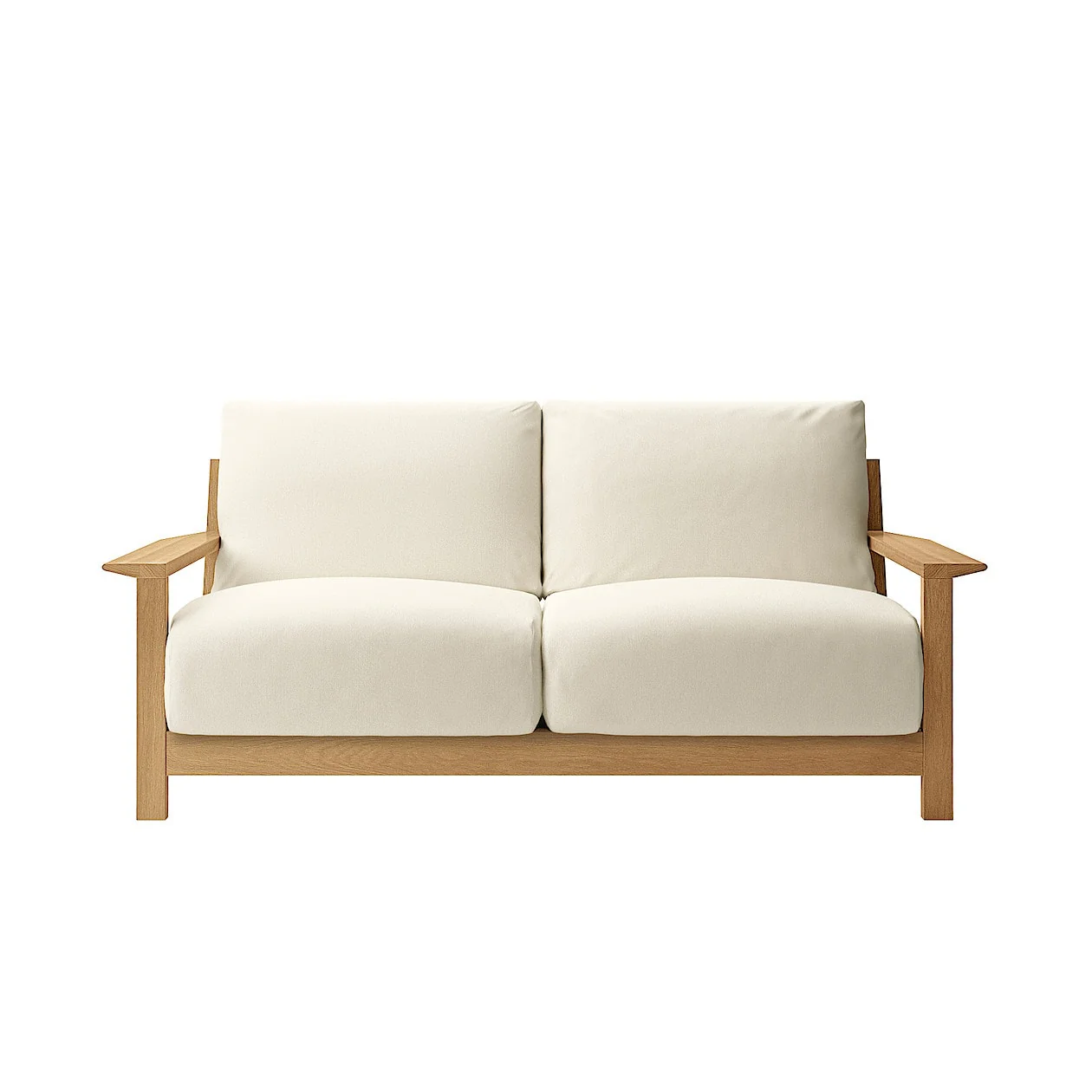 Washed Cotton Canvas Cover for Wooden Frame Sofa - 2.5 Seater - Image 22