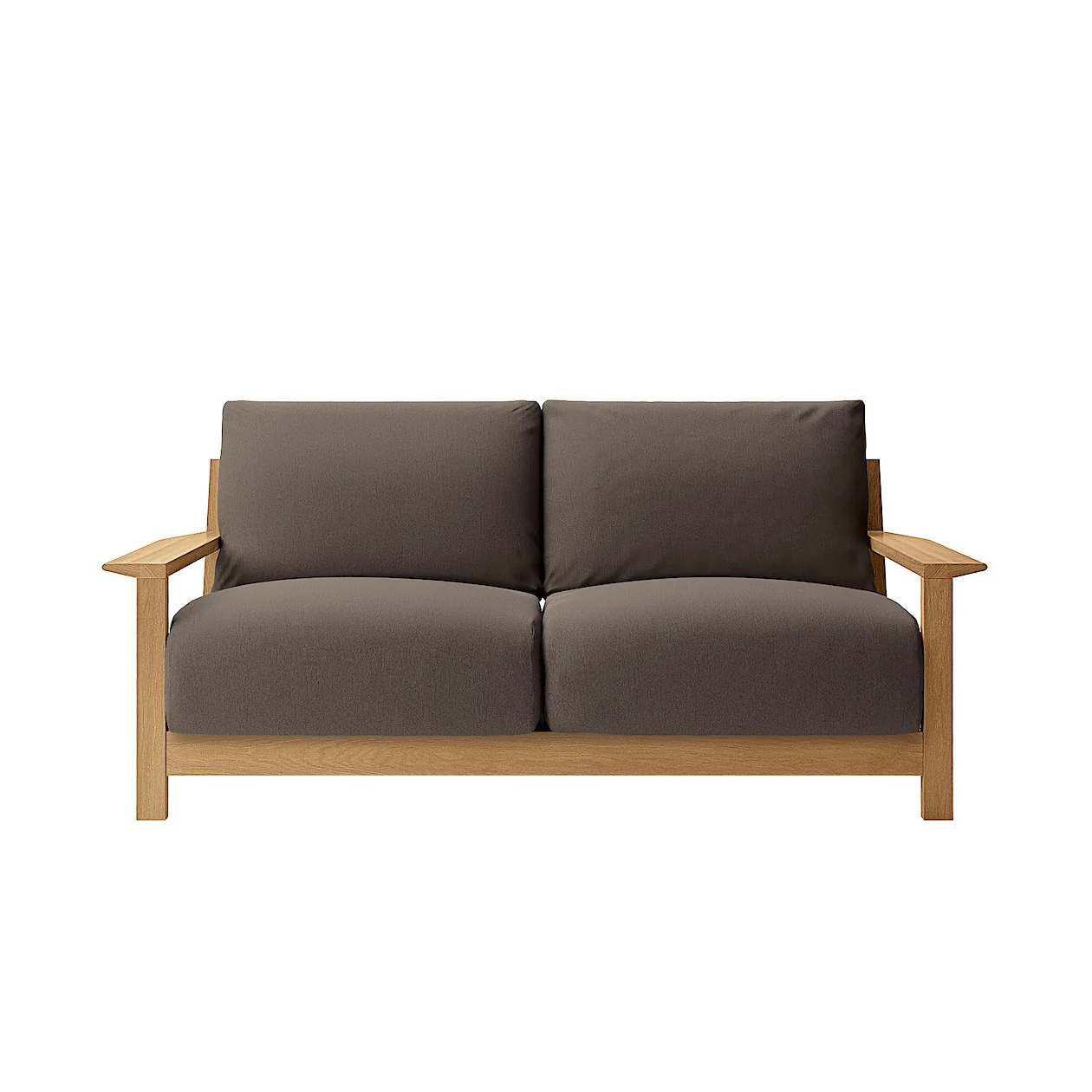 Washed Cotton Canvas Cover for Wooden Frame Sofa - 2.5 Seater - Image 32