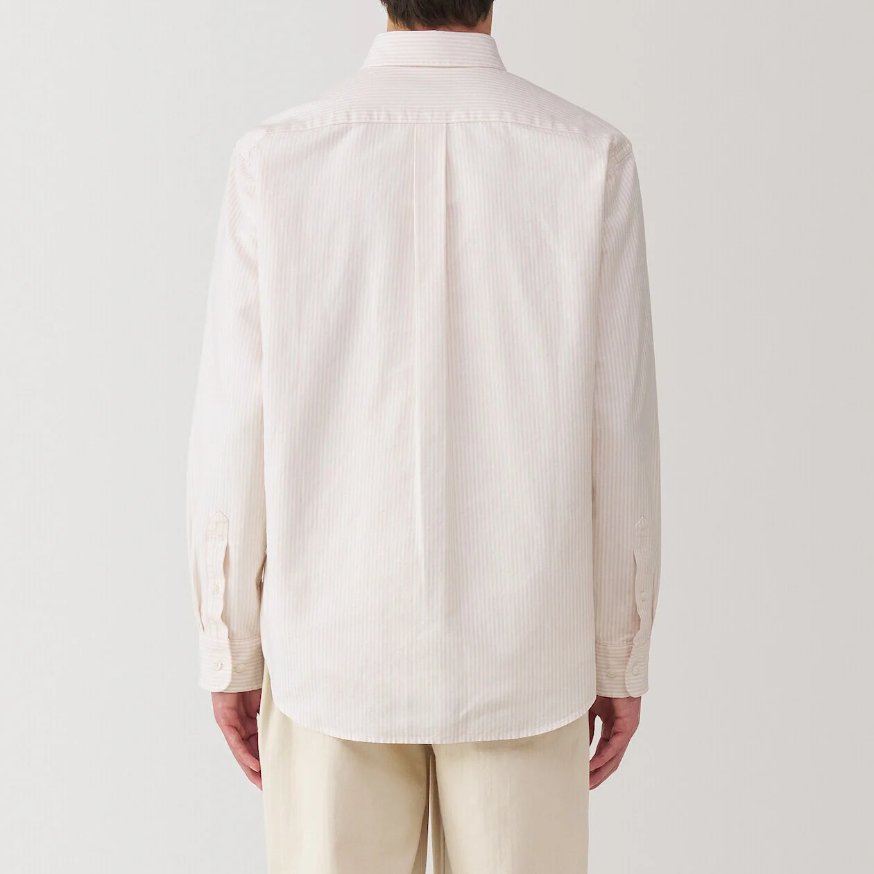 Washed Oxford 100% Cotton Long Sleeve Shirt - Image 28
