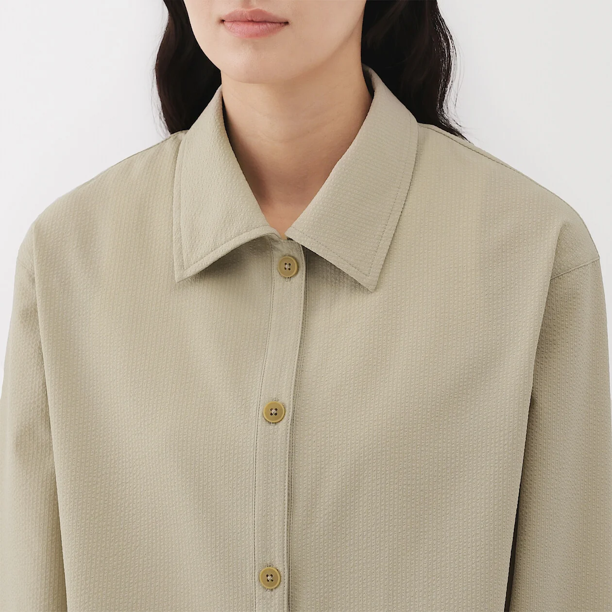 Breathable Seersucker Shirt Jacket - Image 16