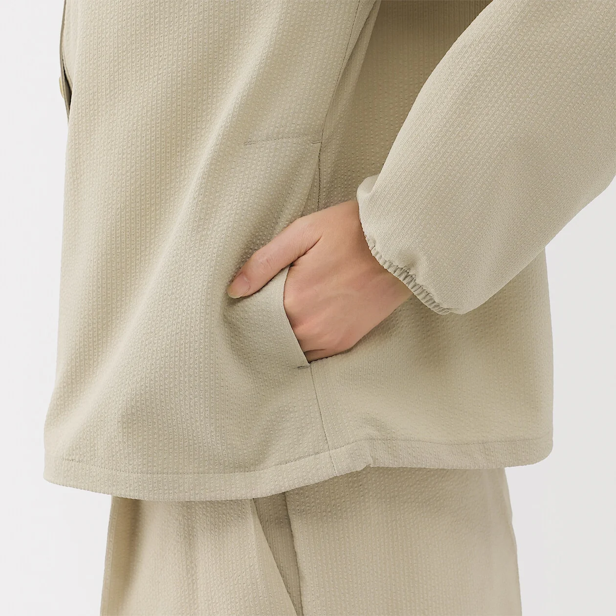 Breathable Seersucker Shirt Jacket - Image 17