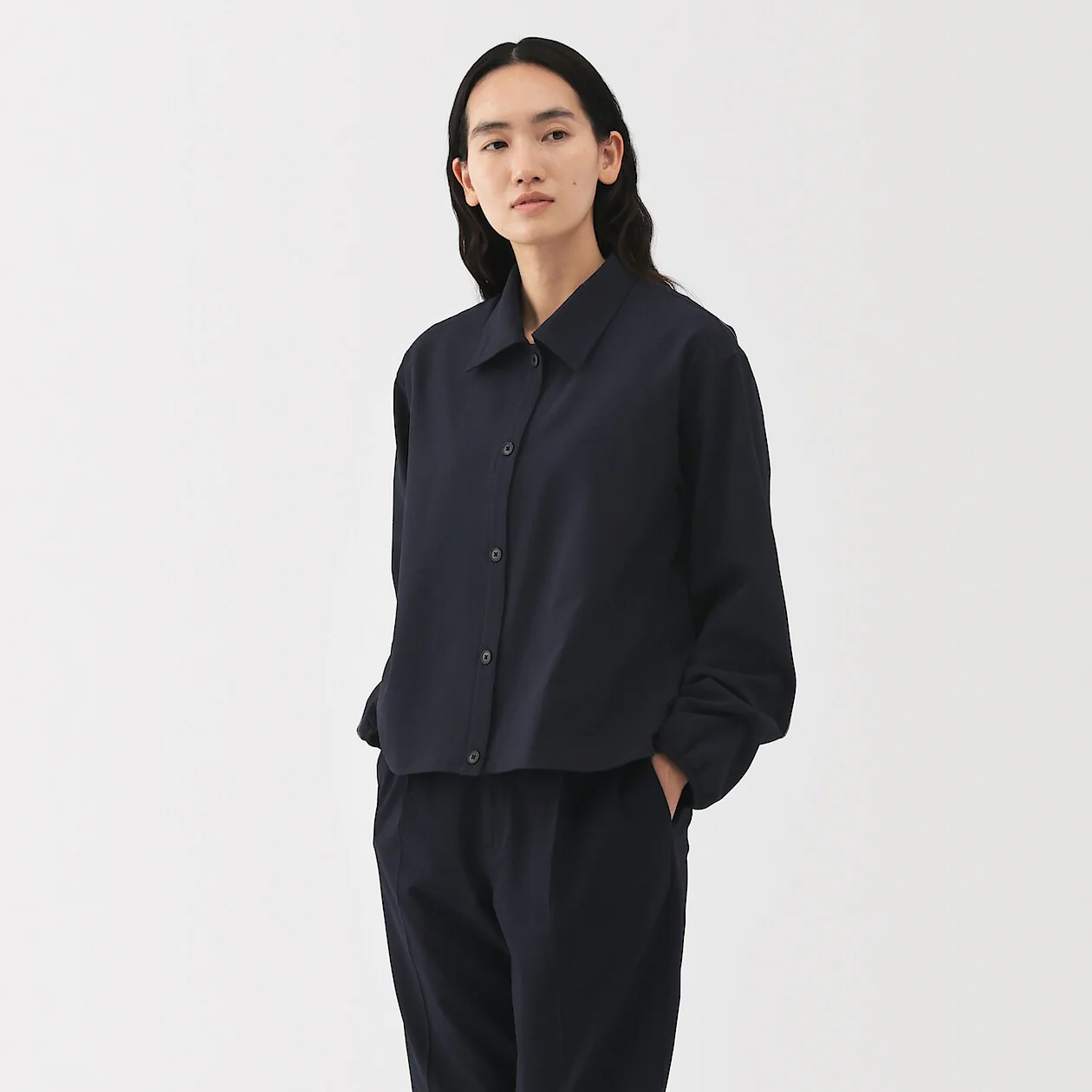 Breathable Seersucker Shirt Jacket - Image 23