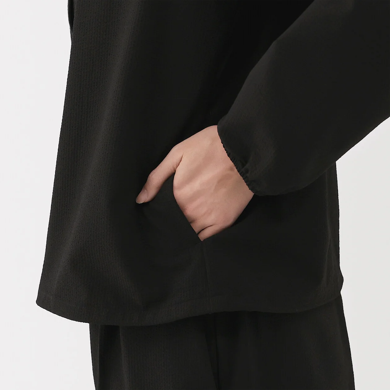 Breathable Seersucker Shirt Jacket - Image 6