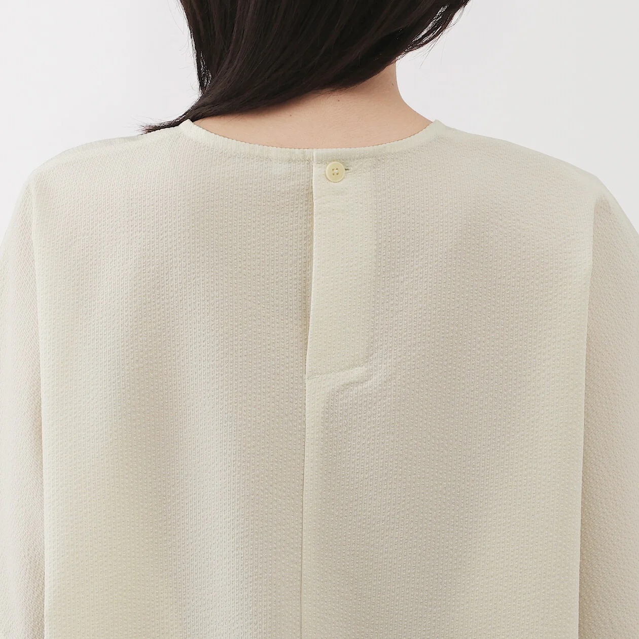 Breathable Seersucker Short Sleeve Blouse - Image 6