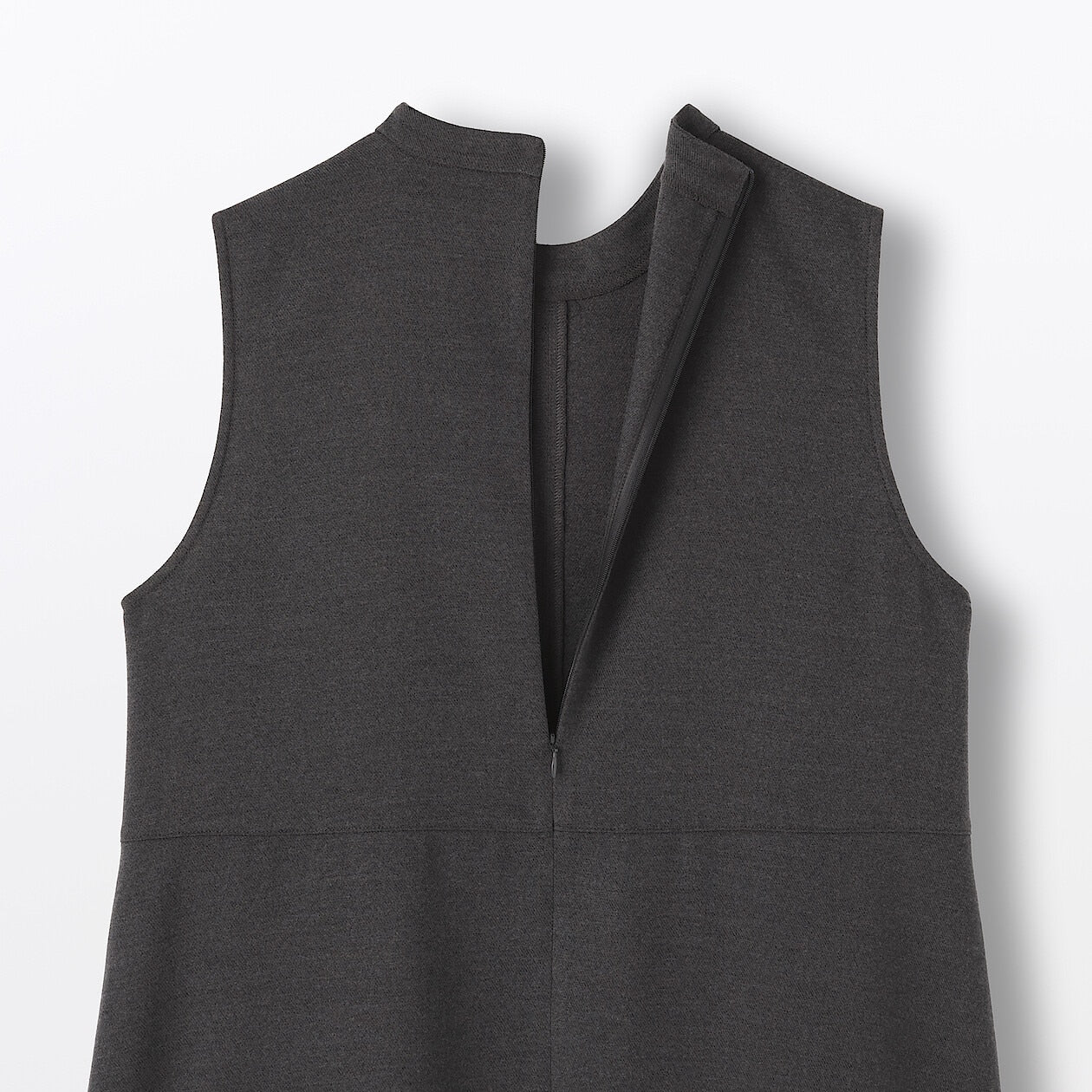 Brushed Crewneck Midi Dress - Image 3