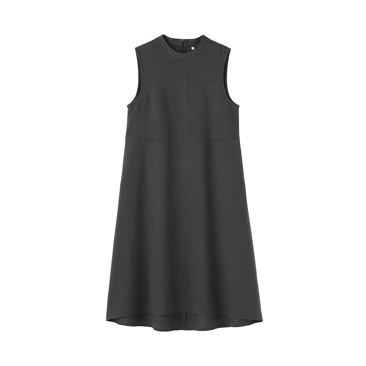Brushed Crewneck Midi Dress - Image 4