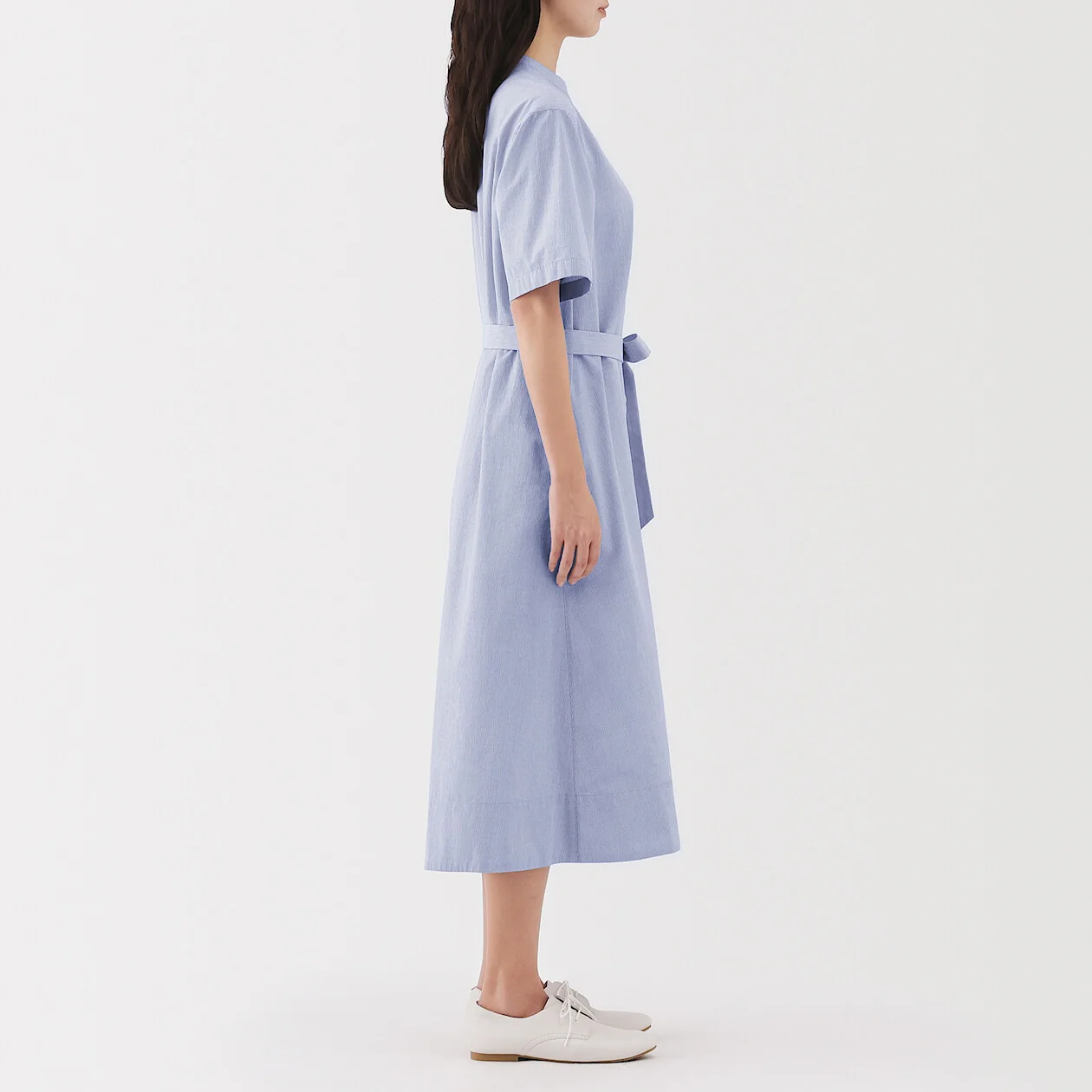 Cool Touch Short Sleeve Shirt Dress - Image 21