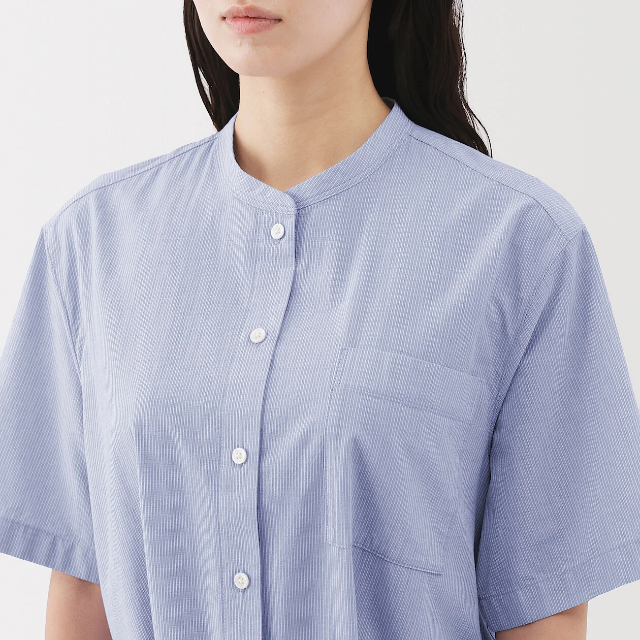 Cool Touch Short Sleeve Shirt Dress - Image 23