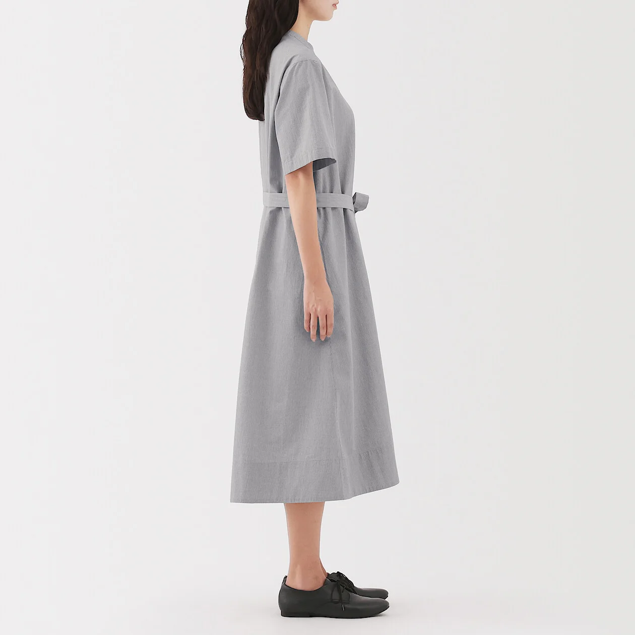 Cool Touch Short Sleeve Shirt Dress - Image 3