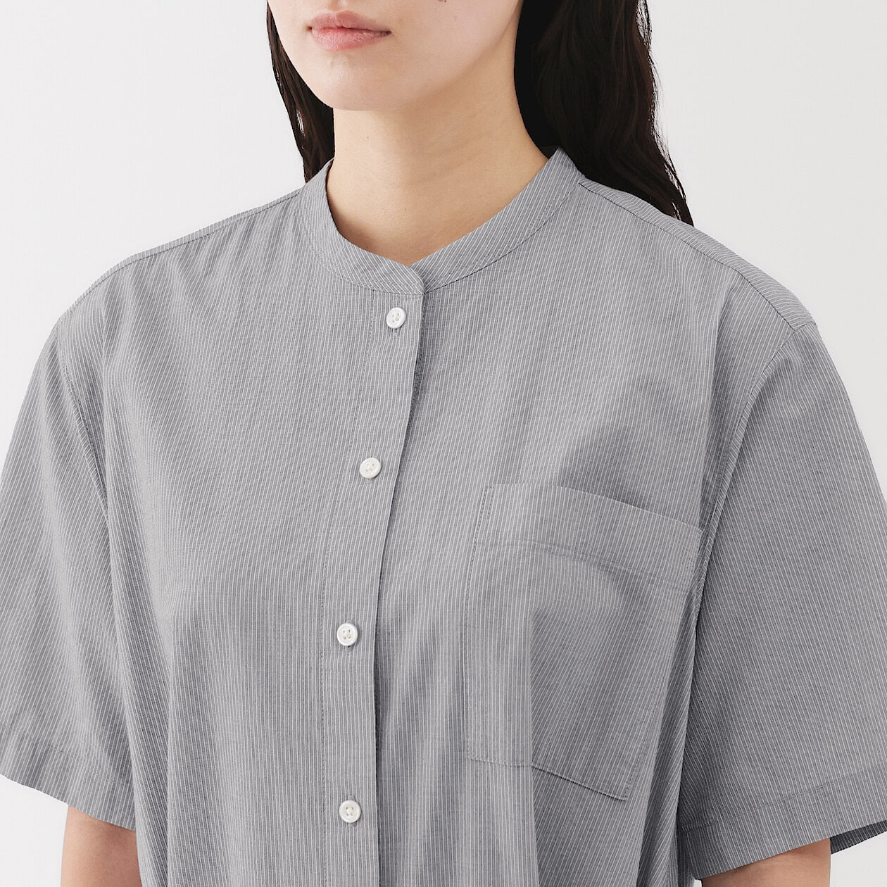 Cool Touch Short Sleeve Shirt Dress - Image 5