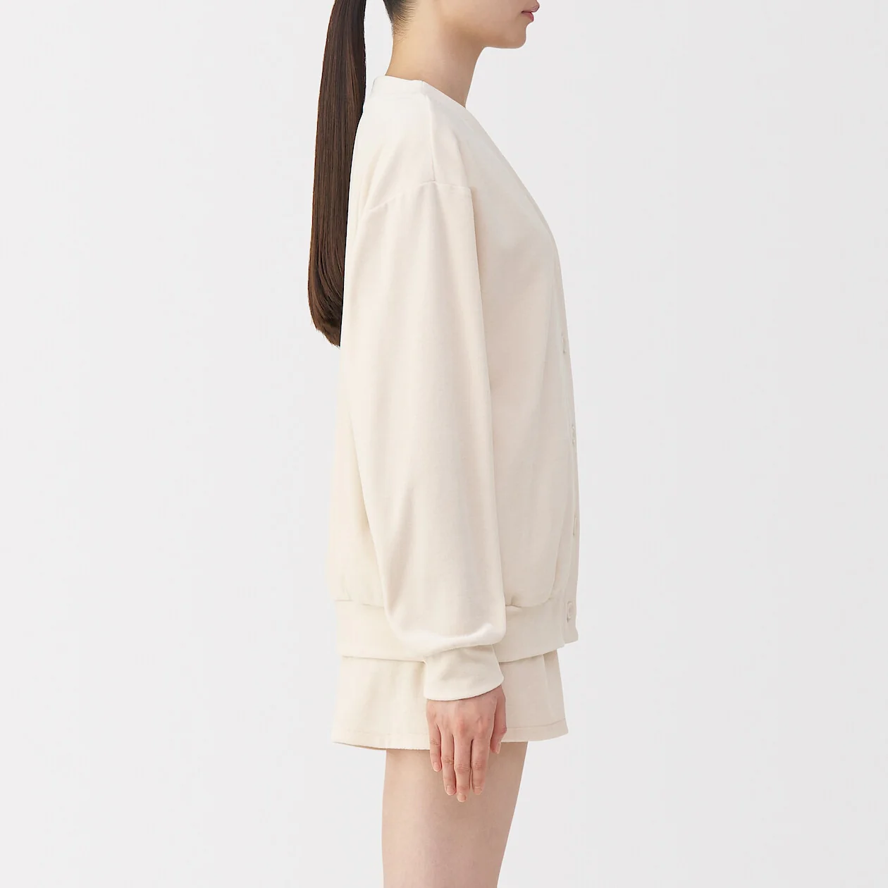Cotton Velour Cardigan - Image 11