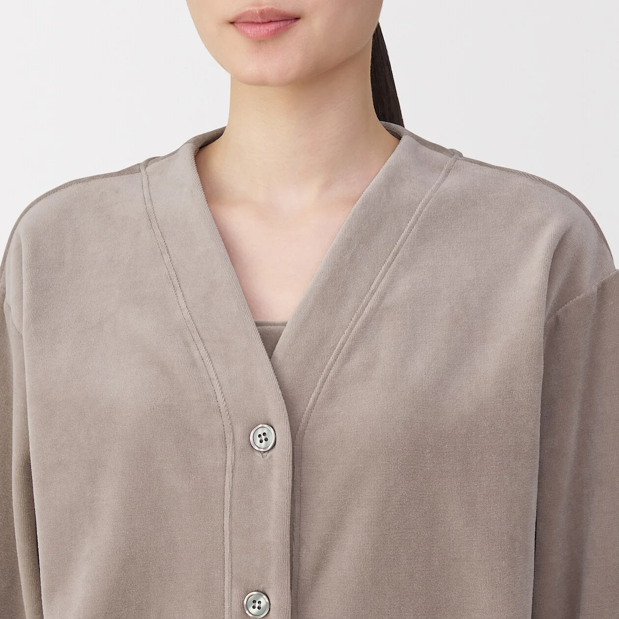 Cotton Velour Cardigan - Image 21