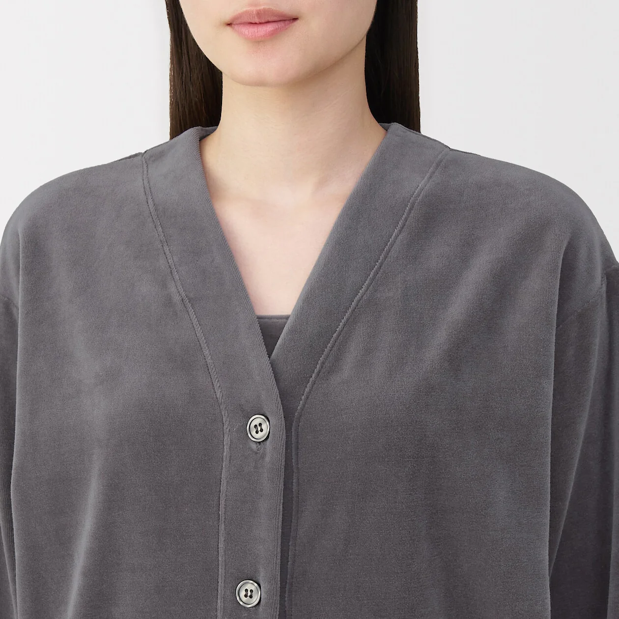 Cotton Velour Cardigan - Image 5