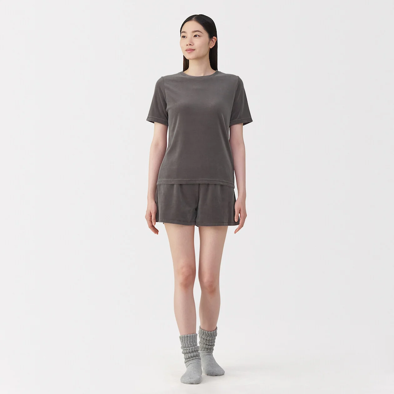 Cotton Velour French T-Shirt - Image 10