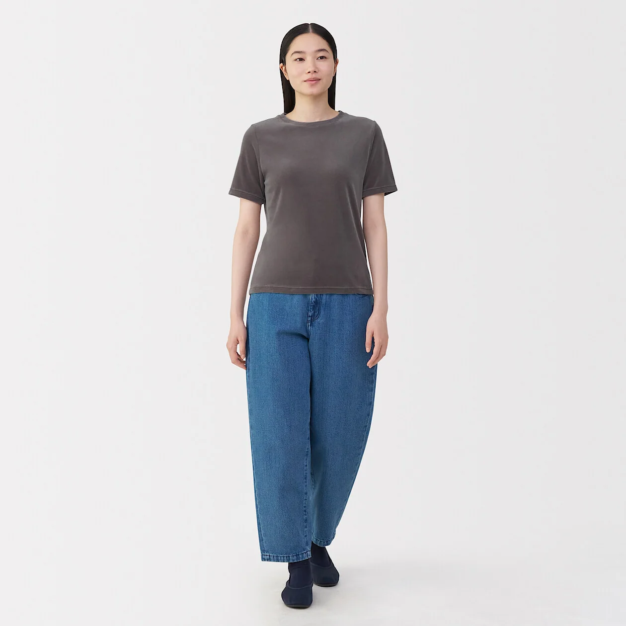 Cotton Velour French T-Shirt - Image 11