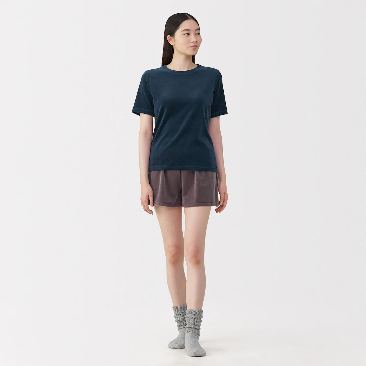 Cotton Velour French T-Shirt - Image 2