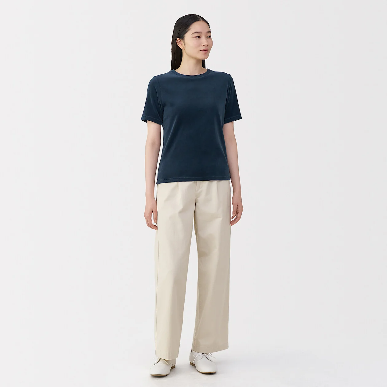 Cotton Velour French T-Shirt - Image 3