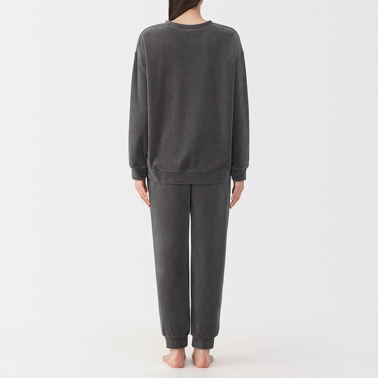Cotton Velour Long Sleeve Loungewear Set - Image 13