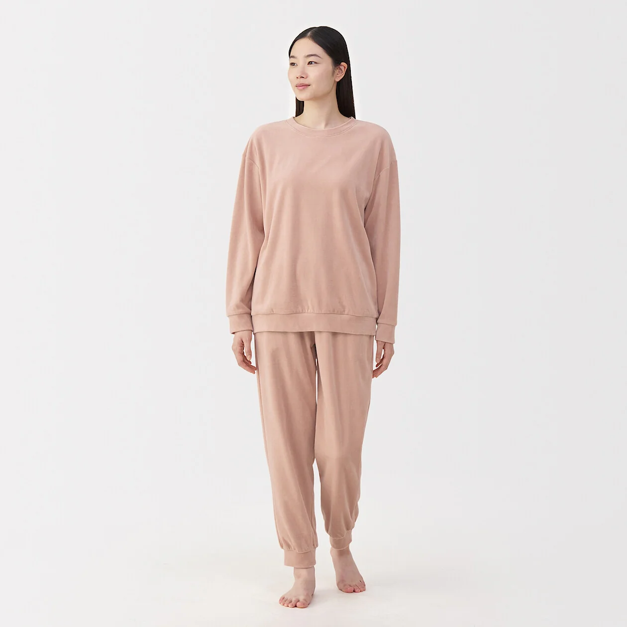 Cotton Velour Long Sleeve Loungewear Set - Image 28
