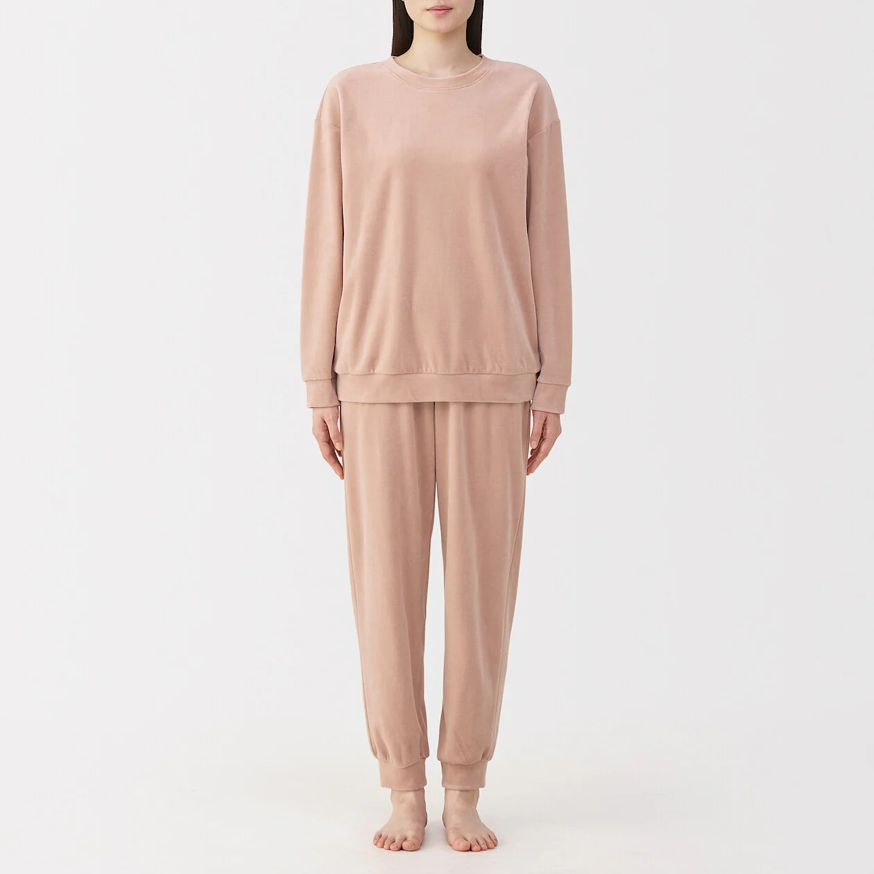 Cotton Velour Long Sleeve Loungewear Set - Image 29