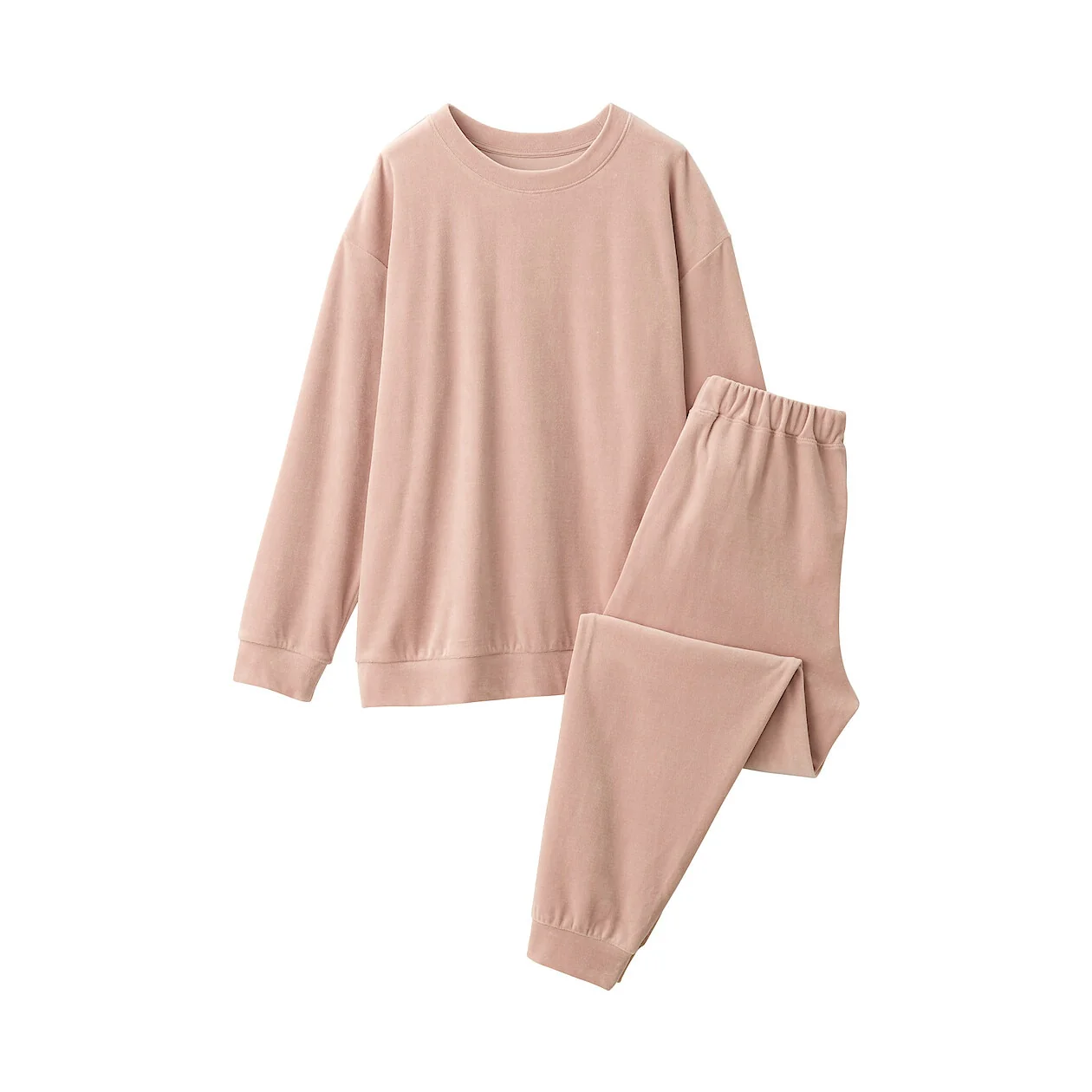 Cotton Velour Long Sleeve Loungewear Set - Image 35