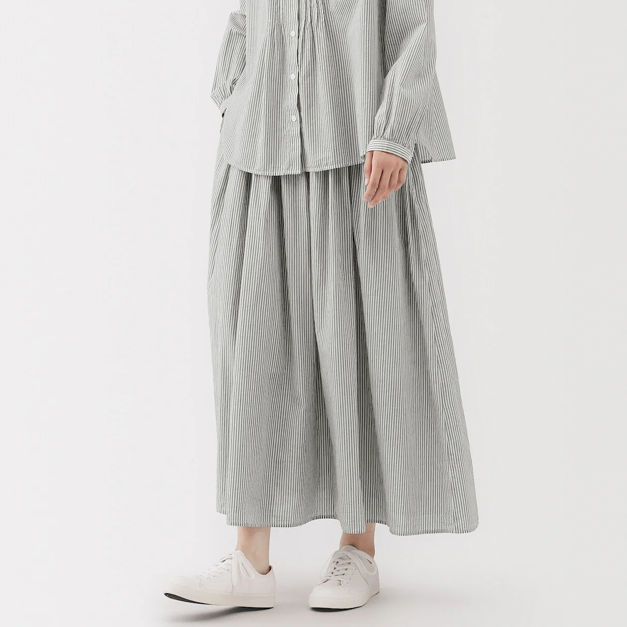 Cotton Voile Gather Skirt - Image 17