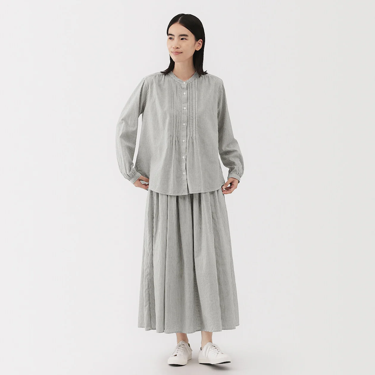 Cotton Voile Gather Skirt - Image 18