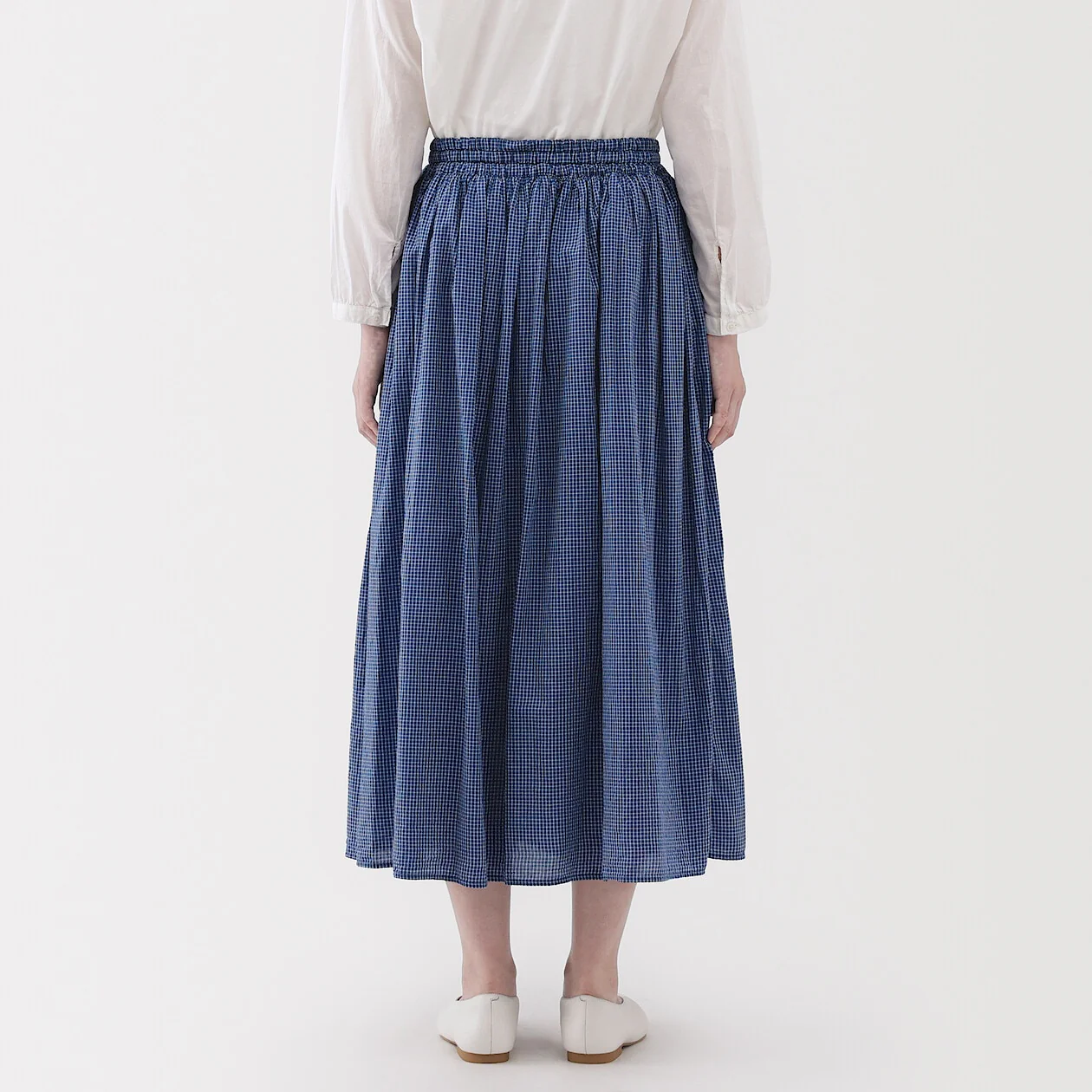Cotton Voile Gather Skirt - Image 4