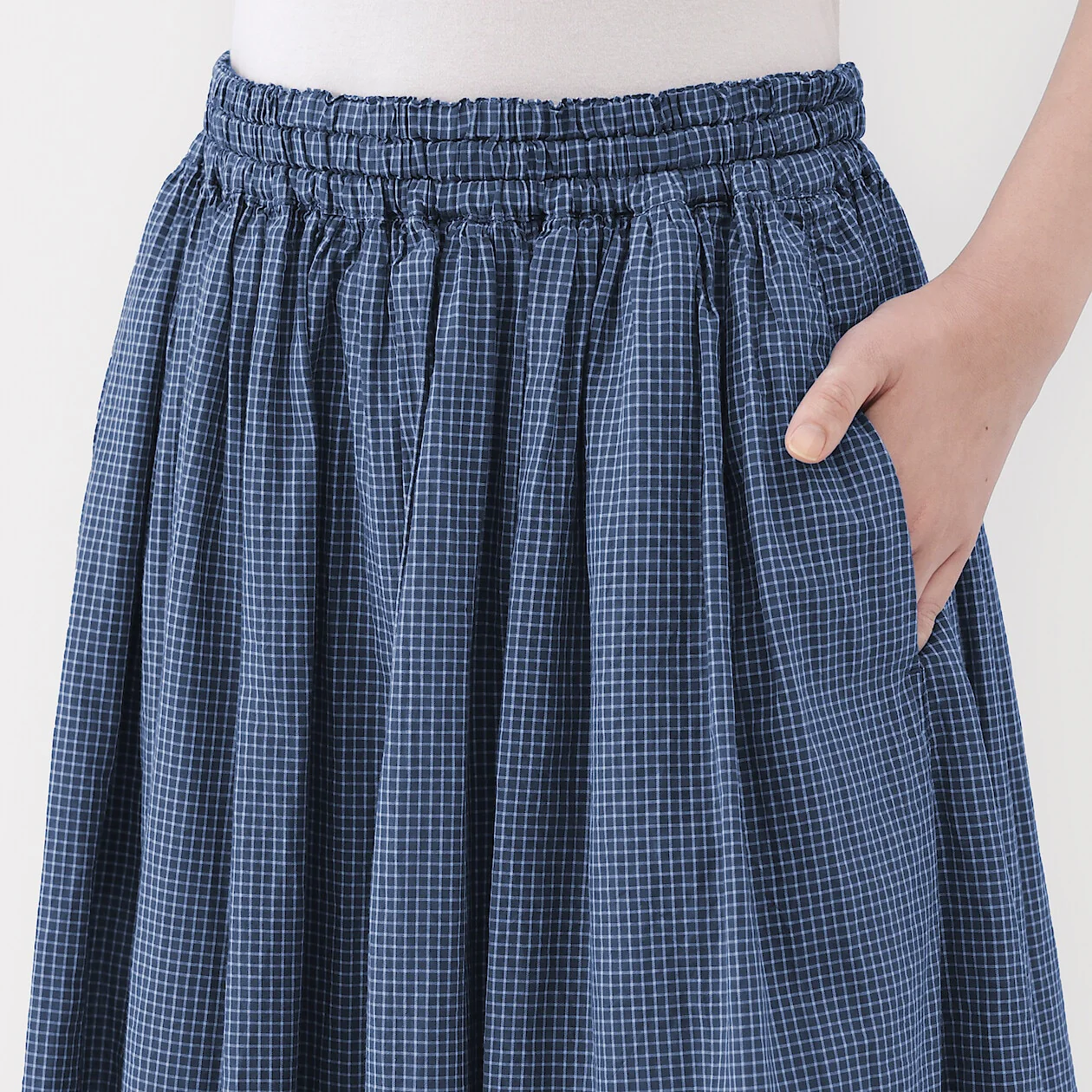 Cotton Voile Gather Skirt - Image 5
