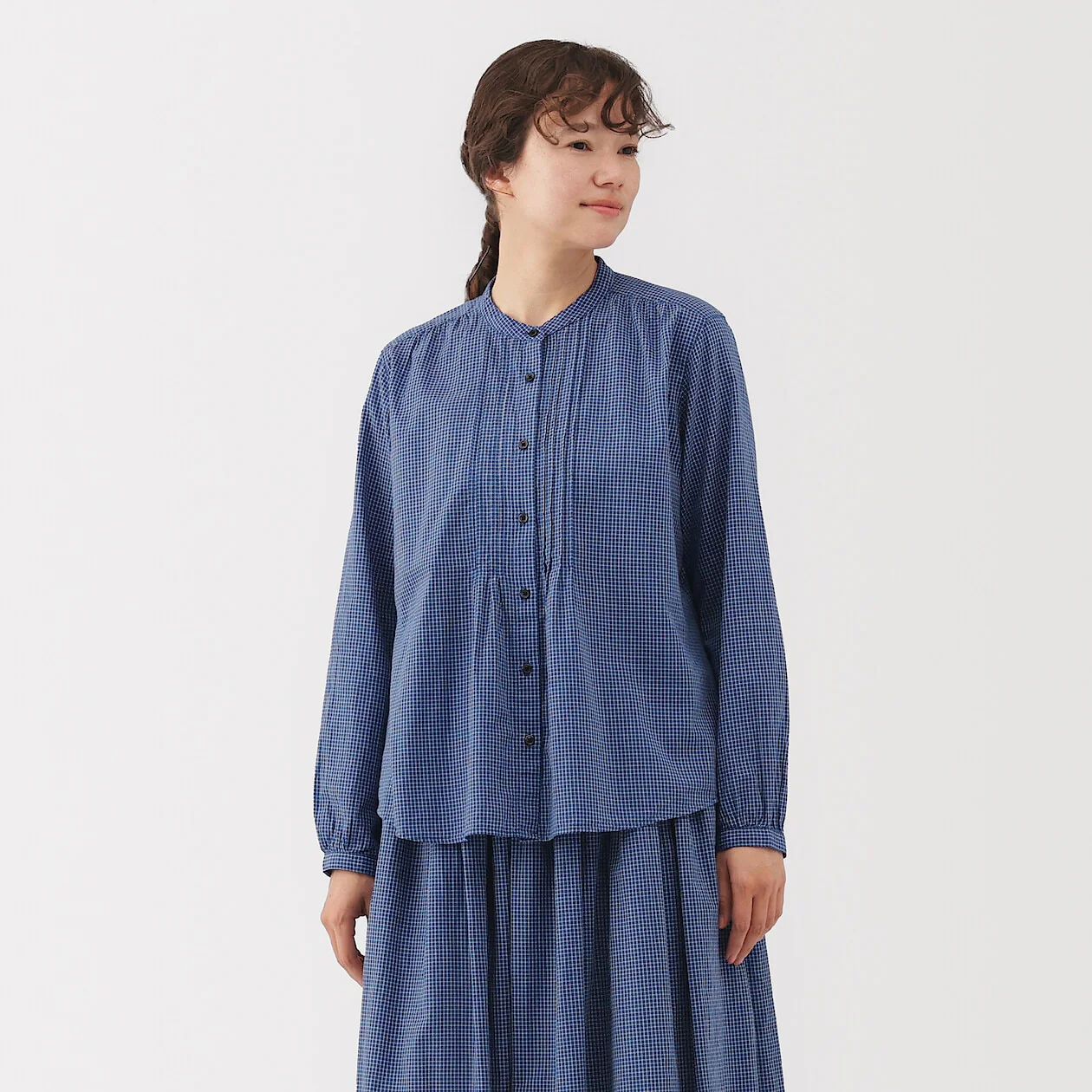 Cotton Voile Long Sleeve Blouse - Image 11