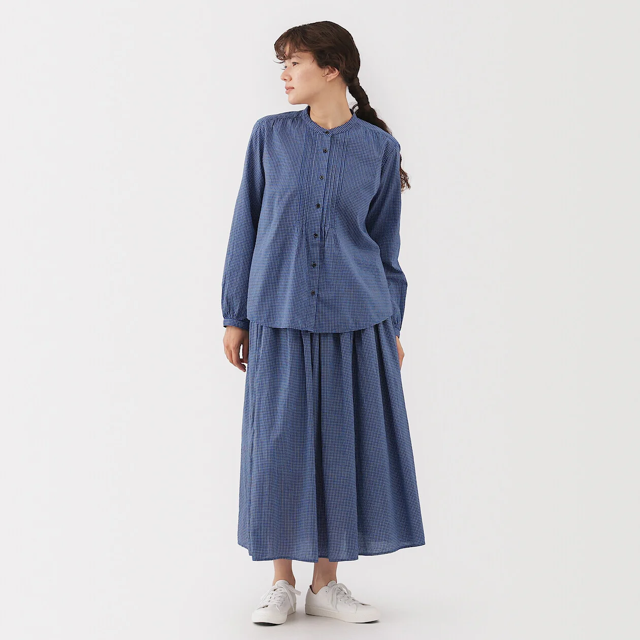 Cotton Voile Long Sleeve Blouse - Image 12