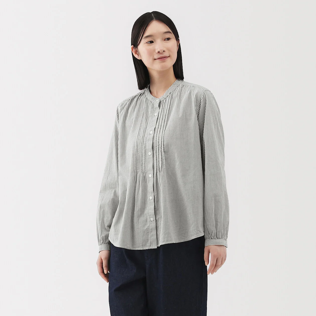 Cotton Voile Long Sleeve Blouse - Image 16