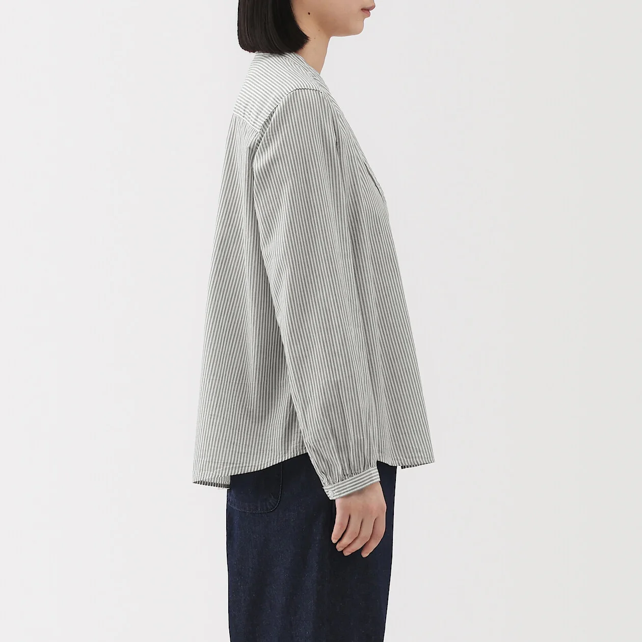 Cotton Voile Long Sleeve Blouse - Image 18