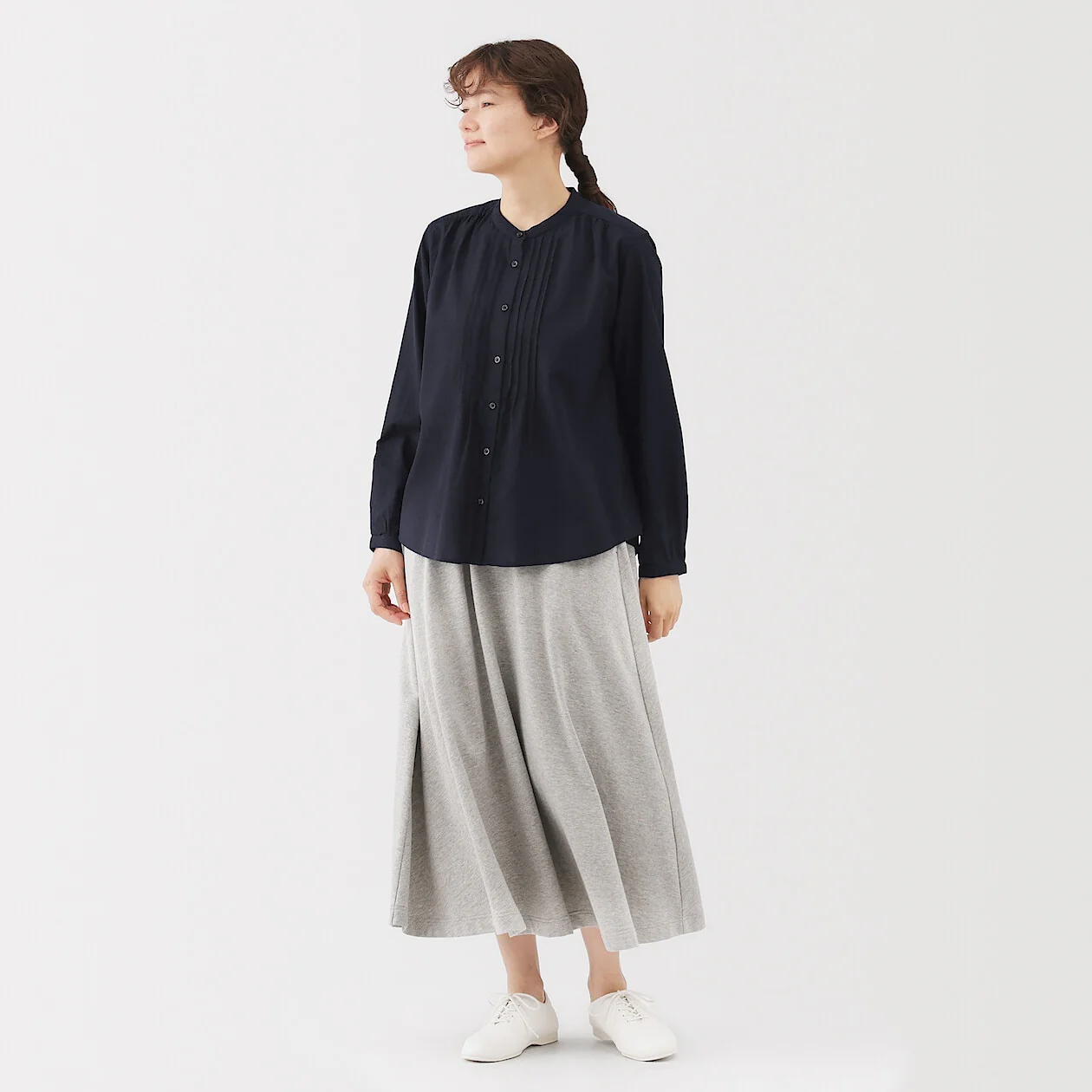 Cotton Voile Long Sleeve Blouse - Image 7