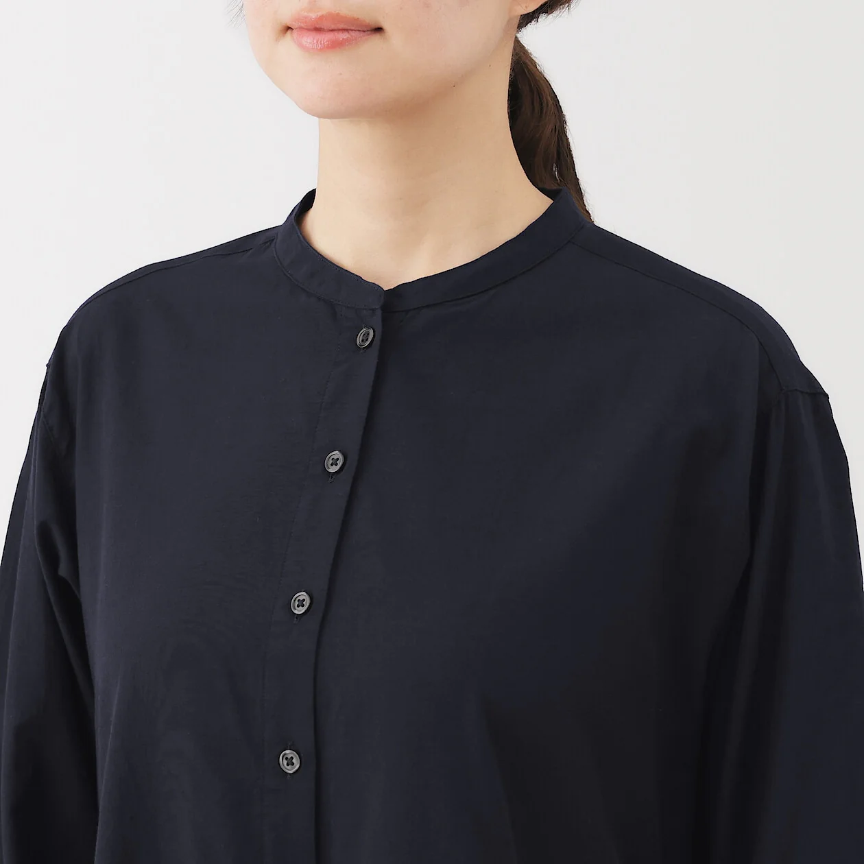 Cotton Voile Long Sleeve Dress - Image 5