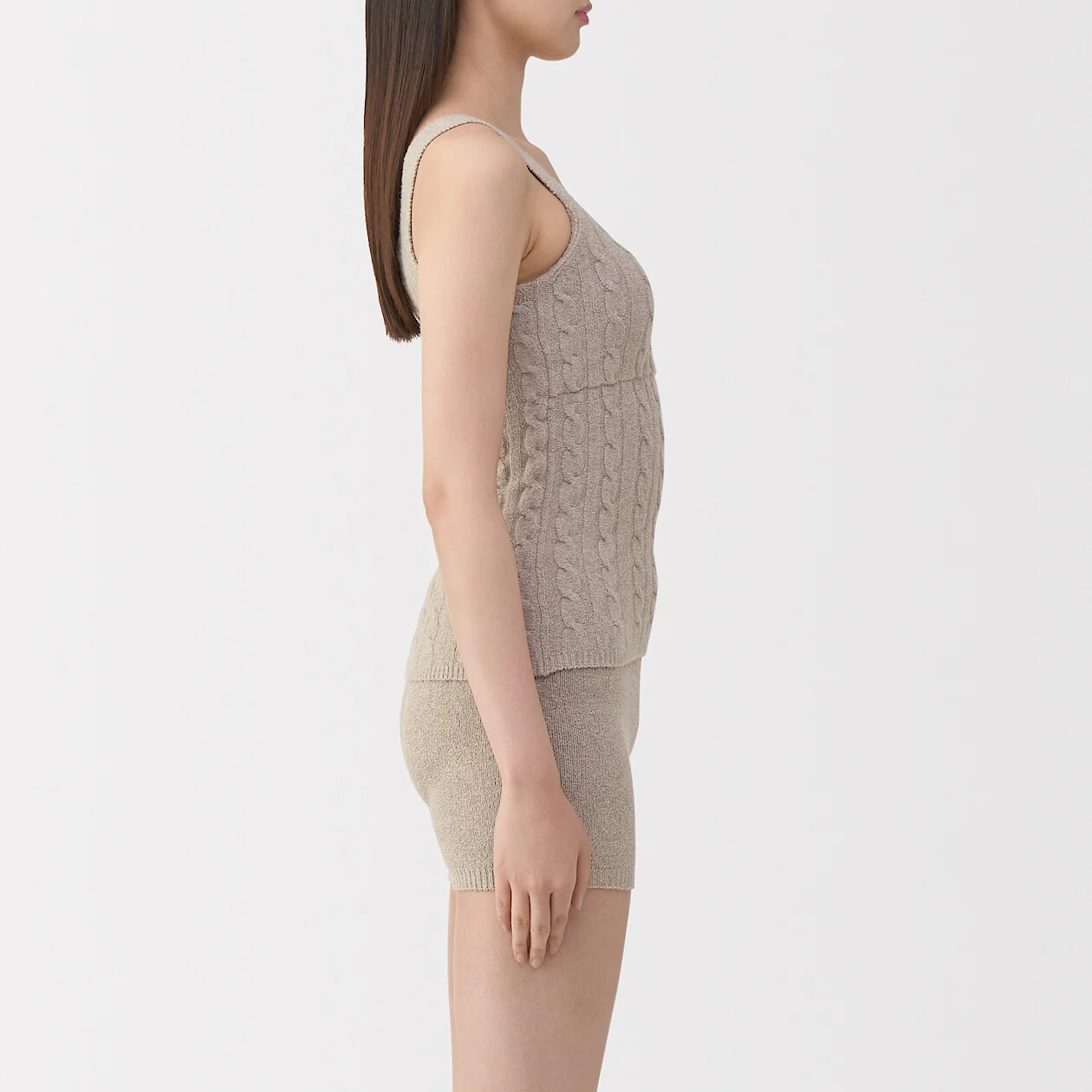 Cotton Cosy Knit Bra Tank Top - Image 31