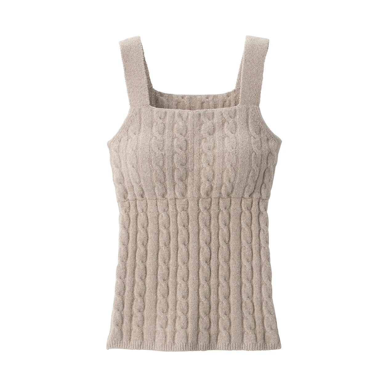 Cotton Cosy Knit Bra Tank Top - Image 36